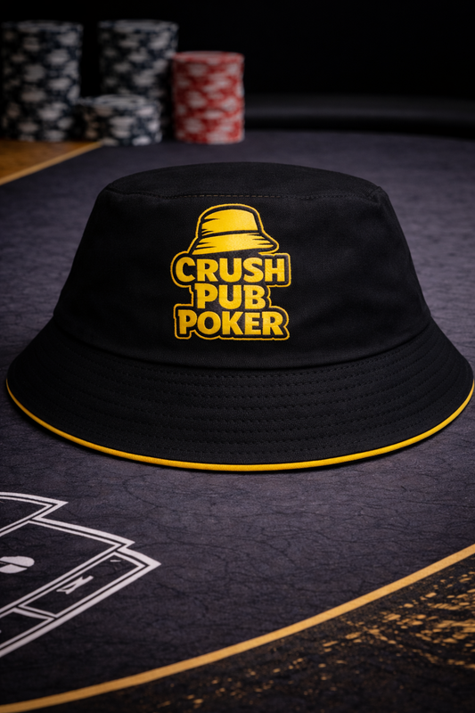 Crush Pub Poker Yellow Bucket Hat - FOUNDERS EDITION